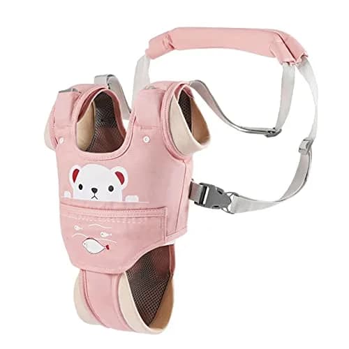 Ocanoiy Pink Baby Walking Harness Handheld Assistant Belt | Helps Toddlers Stand, Walk & Balance Safely thumbnail 2