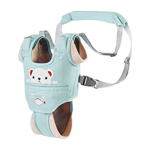 Ocanoiy Baby Walking Harness Handheld Baby Walker Assistant Belt Green | Adjustable Toddler Infant Walker Harnesses Standing Up and Walking Learning Helper With Detachable Crotch for 9-24 Month Old thumbnail 2
