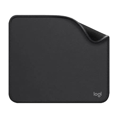 Logitech Studio Series Computer Mouse Pad - Graphite 20 x 23 cm (7.9 x 9.1 in) | Smooth Glide & Spill-Resistant — Graphite