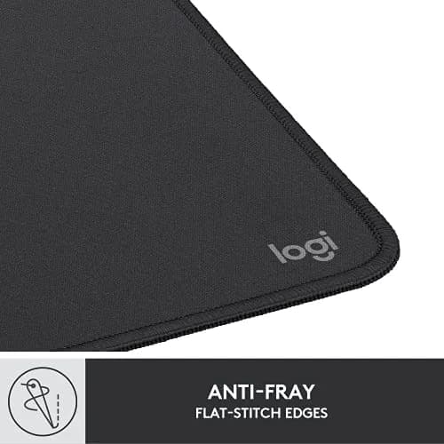 Logitech Studio Series Computer Mouse Pad - Graphite 20 x 23 cm (7.9 x 9.1 in) | Smooth Glide & Spill-Resistant thumbnail 5