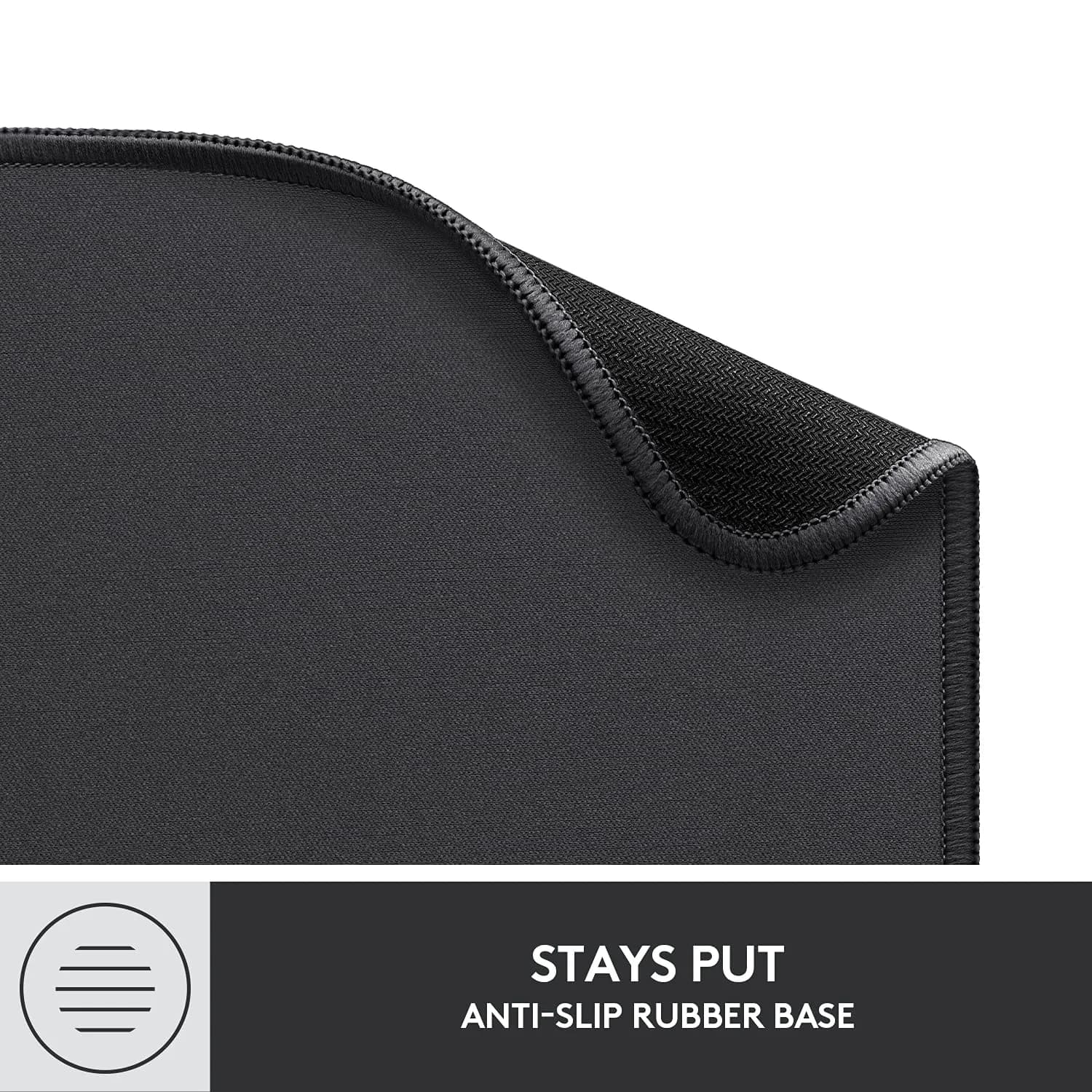 Logitech Studio Series Computer Mouse Pad - Graphite 20 x 23 cm (7.9 x 9.1 in) | Smooth Glide & Spill-Resistant - view 7