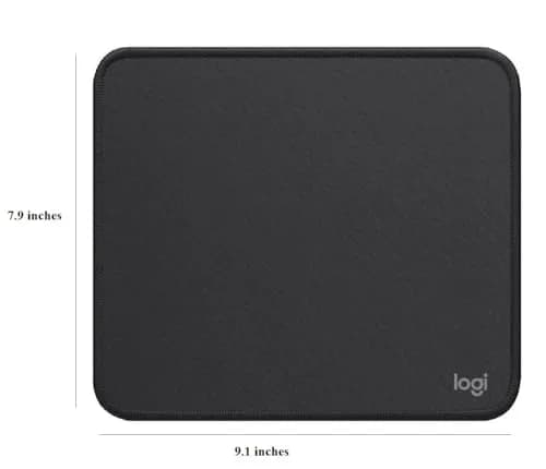 Logitech Studio Series Computer Mouse Pad - Graphite 20 x 23 cm (7.9 x 9.1 in) | Smooth Glide & Spill-Resistant thumbnail 9