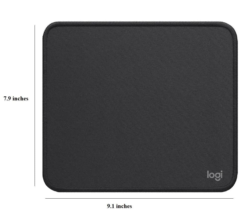 Logitech Studio Series Computer Mouse Pad - Graphite 20 x 23 cm (7.9 x 9.1 in) | Smooth Glide & Spill-Resistant - view 9