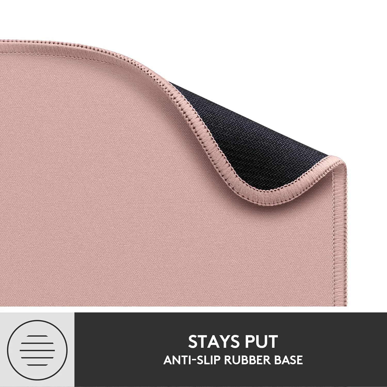 Logitech Studio Series Mouse Pad - Darker Rose, 20cm x 23cm (7.9 x 9.1 in) - view 8
