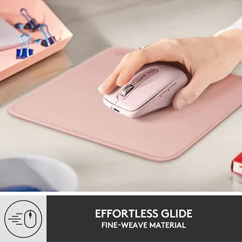 Logitech Studio Series Mouse Pad - Darker Rose, 20cm x 23cm (7.9 x 9.1 in) thumbnail 3