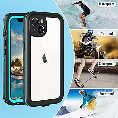 Transy Waterproof Phone Case for iPhone 13 | IP68 Shockproof Dust-Proof Full Body Cover thumbnail 6