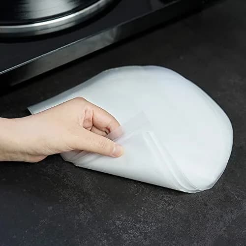 sdroceRyaM 7 Inches Vinyl Record Inner Sleeves 50PCS Anti-Static Plastic Round Bottom | EP Protective Sleeves for 45 RPM Vinyl Record thumbnail 7