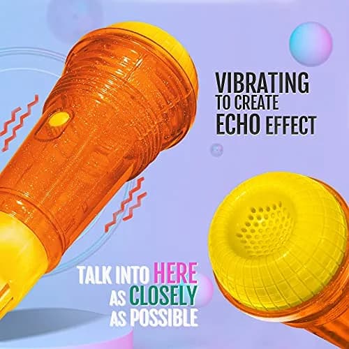 Novelty Place Echo Mic for Kids and Toddlers | Battery-Free Retro Toy for Singing & Speech thumbnail 4