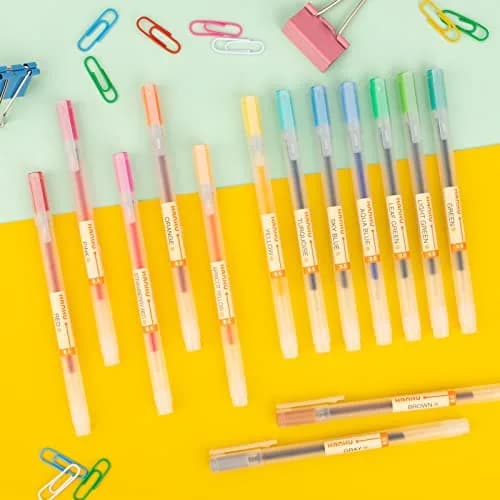 XSG Premium Gel Ink Pens, 24 Assorted Colors, 0.5mm Fine Point | Smooth Writing for Office & School thumbnail 7