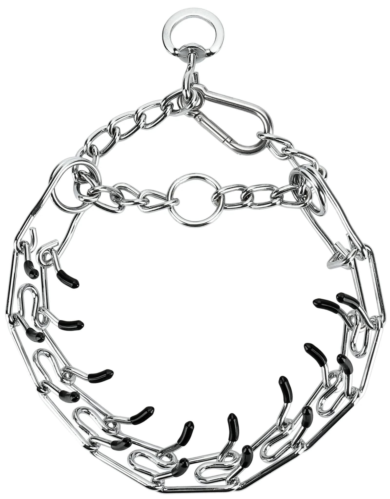 DEYACE Stainless Steel Prong Collar for Dogs | 2.27 kg (5 lb) Neck Girth 10.5"-13.5" (27-34 cm) - main product image