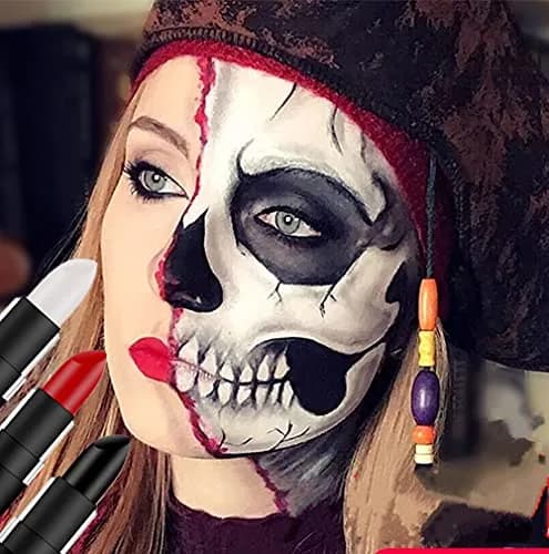 Go Ho Makeup Clown Black Cream-Blendable Stick | Face & Body Paint for SFX, Cosplay, Halloween thumbnail 7