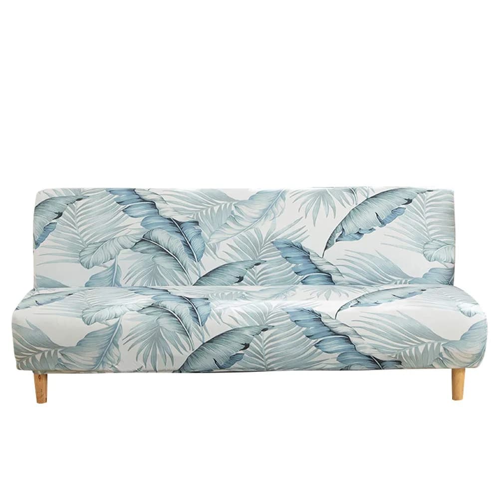 MIFXIN Armless Sofa Cover Light Green Futon Slipcover 180-210 cm (71-82 inch) | Protects Furniture from Spills and Pets - main product image