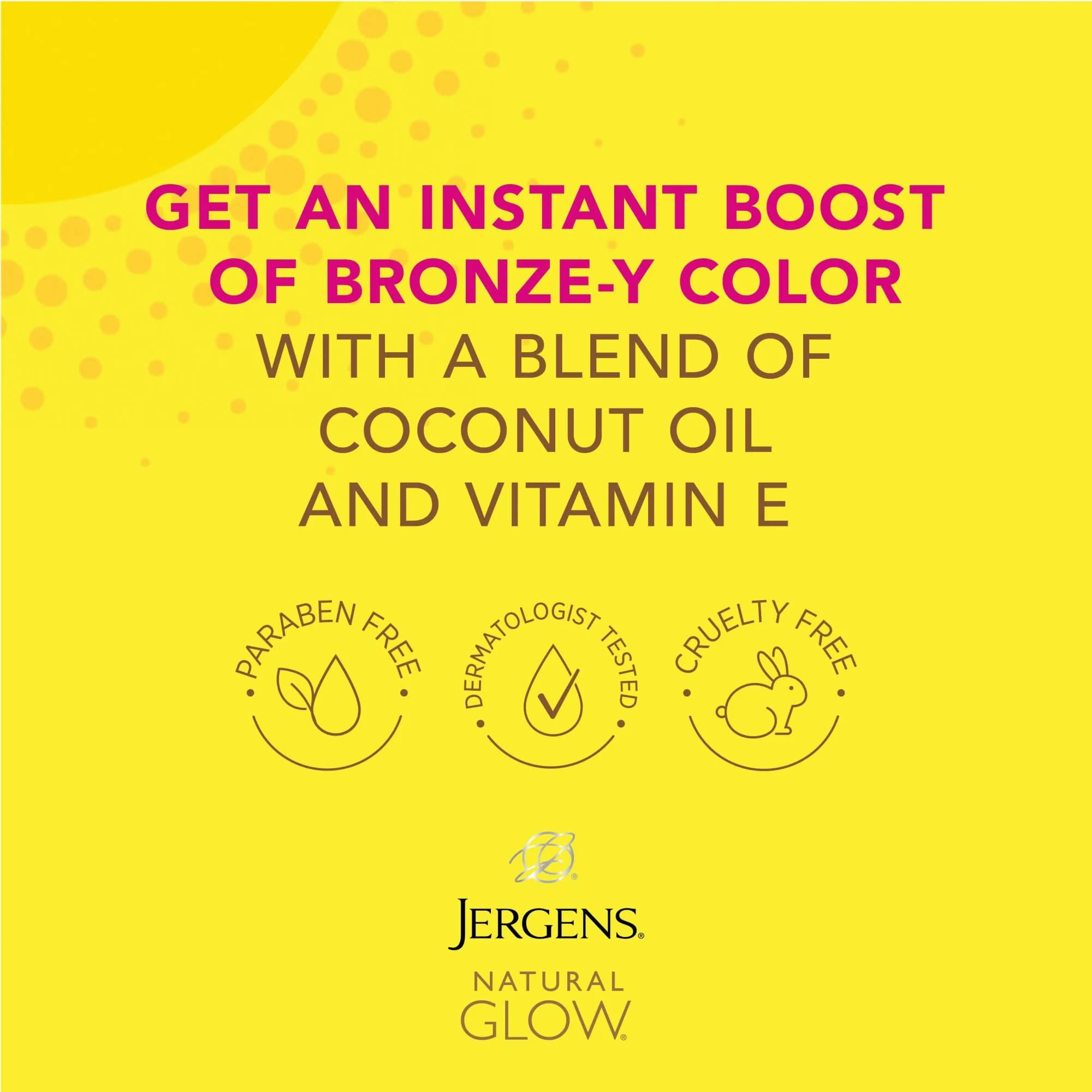 Jergens Natural Glow Instant Tanning Moisturizer Deep Bronze 177ml (6 fl oz) | Streak-Free Sunless Tan - view 3