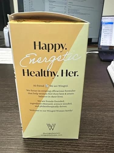 Winged Wellness Rise Up, Energy & Focus Gummies for Women, 180 Gummies | Vegan Brain & Energy Support thumbnail 6