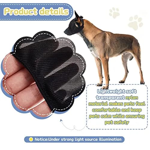 Xuniea Dog Calming Cap Blindfold Shading Large | Anxiety Eye Cover for Grooming & Travel thumbnail 3