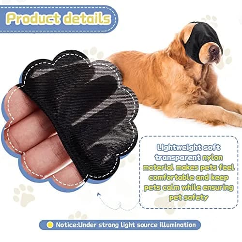 Xuniea Dog Calming Cap Blindfold Shading for Anxiety Relief, X-Large thumbnail 3