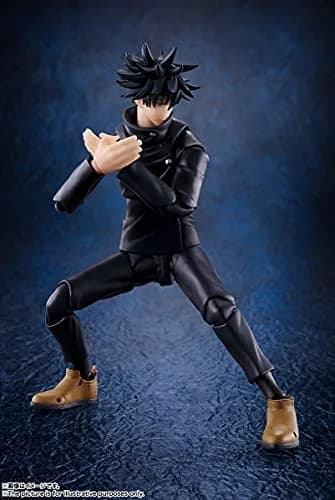 TAMASHII NATIONS Megumi Fushiguro S.H.Figuarts Action Figure | Anime Figure with Interchangeable Parts thumbnail 6