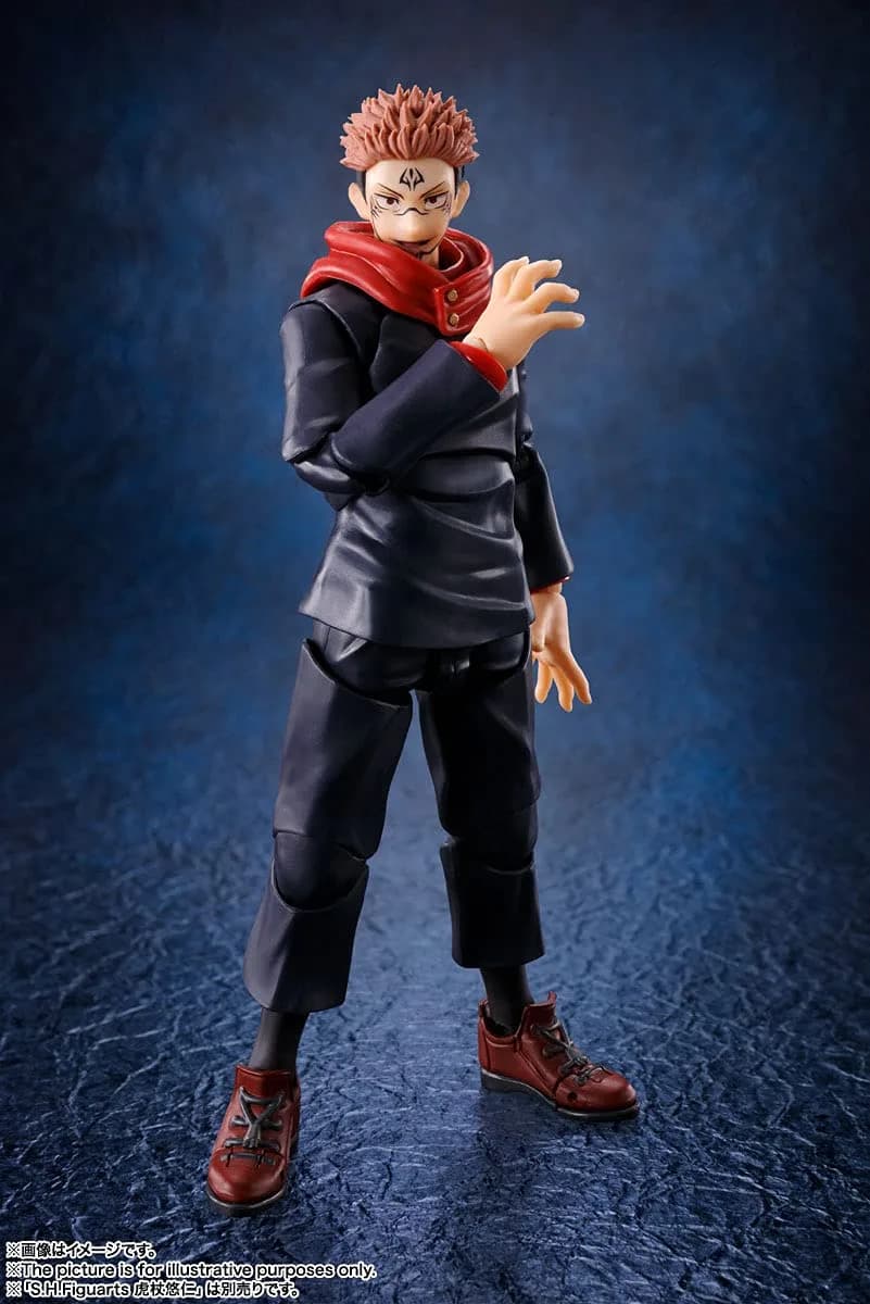 TAMASHII NATIONS Megumi Fushiguro S.H.Figuarts Action Figure | Anime Figure with Interchangeable Parts - view 7