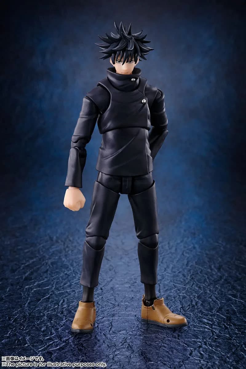 TAMASHII NATIONS Megumi Fushiguro S.H.Figuarts Action Figure | Anime Figure with Interchangeable Parts - view 3
