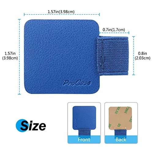 ProCase 5 Pack Pen Loop Holder for Notebooks & Tablet Case | Elastic Pen & Stylus Band Assorted Colors thumbnail 5