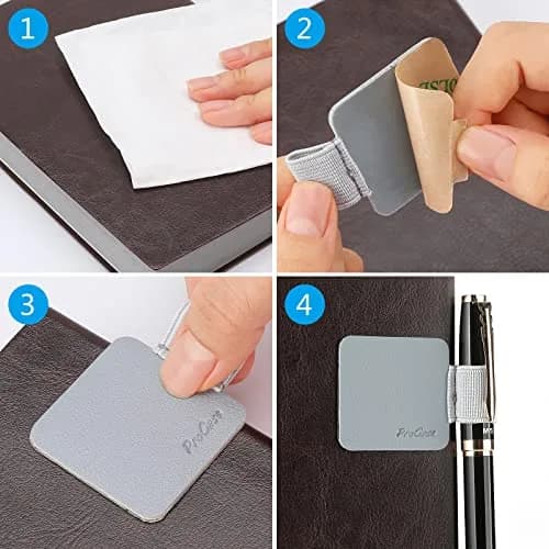 ProCase 5 Pack Pen Loop Holder for Notebooks & Tablet Case | Elastic Pen & Stylus Band Assorted Colors thumbnail 6