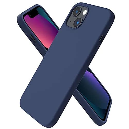ORNARTO Liquid Silicone Case for iPhone 13 (6.1 inch) | Shockproof, Dustproof, Navy Blue thumbnail 1
