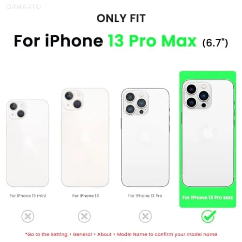 ORNARTO Compatible with iPhone 13 Pro Max Case 6.7" | Liquid Silicone, Full Cover, Pink thumbnail 2