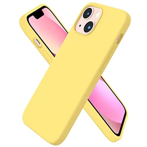 ORNARTO Liquid Silicone Case for iPhone 13 Mini (5.4 inches) | Shock-Absorbent, Smooth Touch, Microfiber Lining thumbnail 1