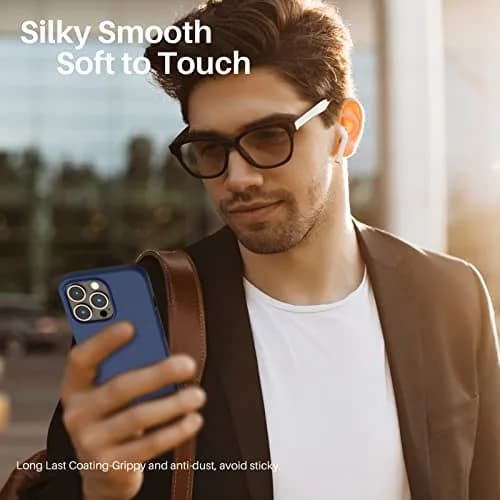 ORNARTO Liquid Silicone Case for iPhone 13 Pro 6.1-inch | Slim Fit with Microfiber Lining thumbnail 6