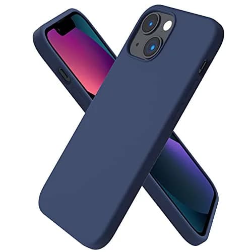 ORNARTO Liquid Silicone Case for iPhone 13 Mini 5.4 inch (13.5 cm) | Soft Gel Rubber with Microfiber Lining thumbnail 1