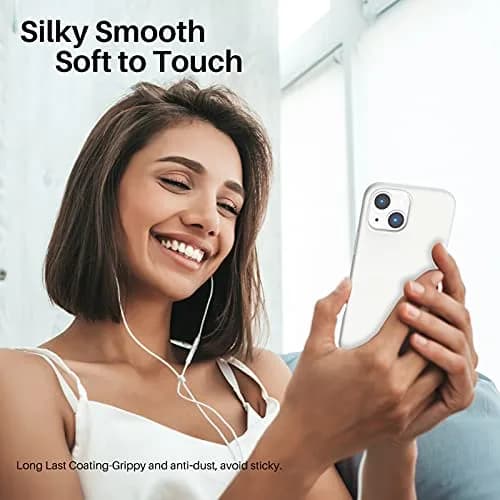 ORNARTO Liquid Silicone Case for iPhone 13 Mini (5.4 inches) | SGS Drop-Tested, Microfiber Lining thumbnail 6