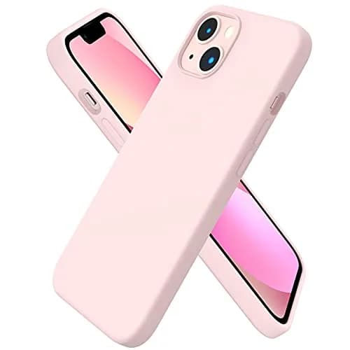 ORNARTO Liquid Silicone Case for iPhone 13 (6.1 inches) | Chalk Pink, SGS/GRS Certified thumbnail 1