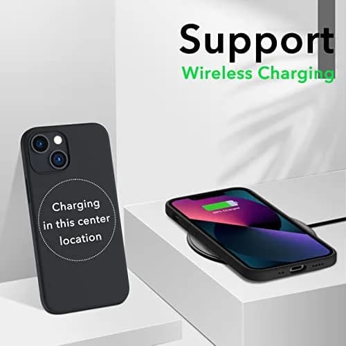 ORNARTO Liquid Silicone Case for iPhone 13 Mini (5.4") | Smooth Touch, Shock-Absorbent, Camera Protector thumbnail 5