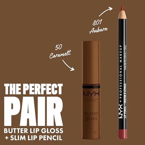 NYX PROFESSIONAL MAKEUP Butter Gloss in Brown Sugar - Caramelt Medium Brown, Vegan & Non-Sticky Shine (7.65 ml / 0.27 Fl Oz) thumbnail 4