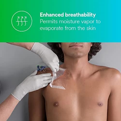 Tegaderm Diamond Pattern Film Dressing 1-3/4 in x 1-3/4 in | Waterproof, Breathable, Sterile thumbnail 3