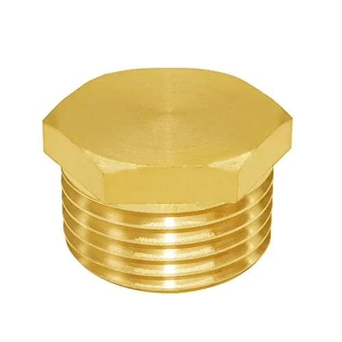 Joywayus Brass 3/4" GHT Male Garden Hose Plug | Durable Brass Water Port Blocker thumbnail 7