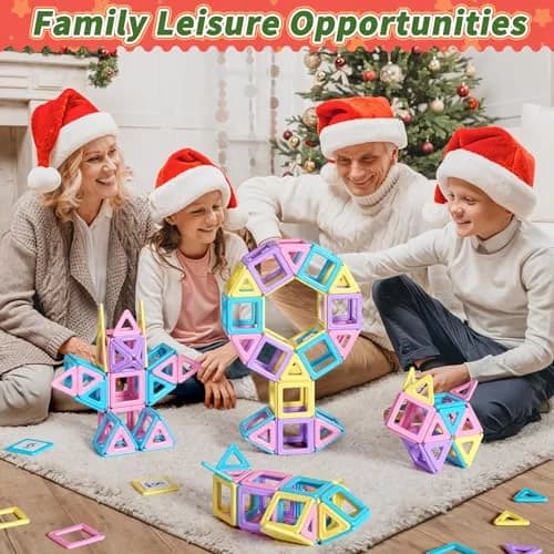 Rurvale Magnetic Building Blocks 44pcs | STEM Montessori Toy for Girls & Boys Age 3-8 thumbnail 7