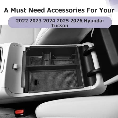 ZCLINKO Hyundai Tucson Center Console Organizer Armrest Storage Box | Custom Fit for 2022-2026 NX4 Models thumbnail 9