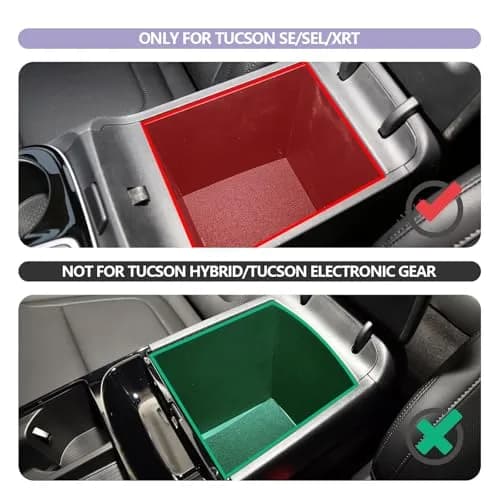 ZCLINKO Hyundai Tucson Center Console Organizer Armrest Storage Box | Custom Fit for 2022-2026 NX4 Models thumbnail 3
