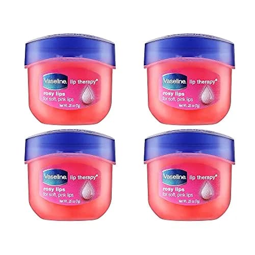 Vaseline Lip Therapy Rosy Lips Mini Lip Balm - 0.25 oz Pack of 4 | Tinted Healing for Dry, Chapped Lips thumbnail 1
