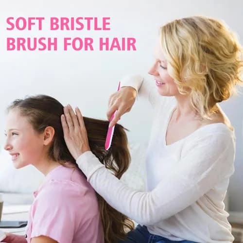 Goiple Pink Hair Styling Comb Set 3 Pieces | Detangling & Edge Brush for Women thumbnail 4