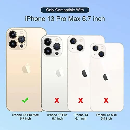 ULAK Mint Floral Wallet Case for iPhone 13 Pro Max 6.7" | Card Holder Flip Cover with Kickstand thumbnail 5