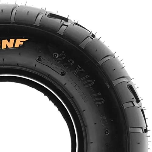 SUNF A021 22x10-12 Replacement ATV UTV Dirt Track & Flat Track Tire | 6 PR Tubeless, 17 lbs thumbnail 3