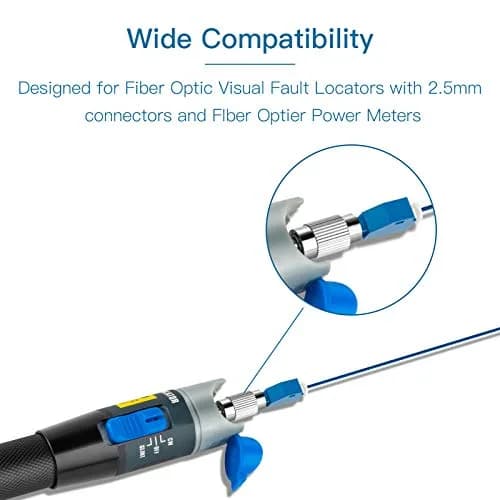 Moocci Fiber Adapter 6-Pack | Hybrid FC Male to LC Female | Single Mode 9/125um | Low Loss, High Precision thumbnail 5