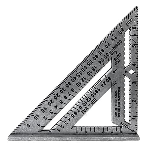 Swanson Speed Square Pro 7" | Accurate 90° & 45° Layout for Framing thumbnail 4
