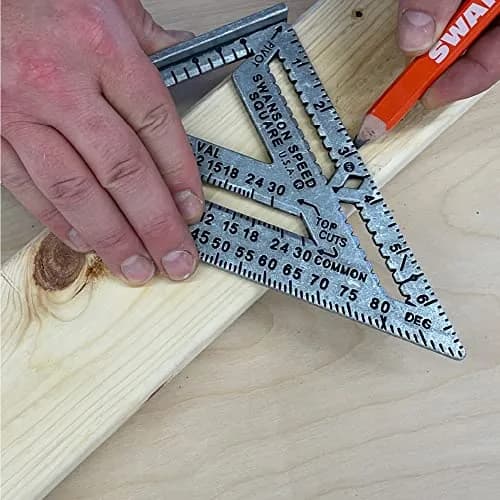 Swanson Speed Square Pro 7" | Accurate 90° & 45° Layout for Framing thumbnail 9