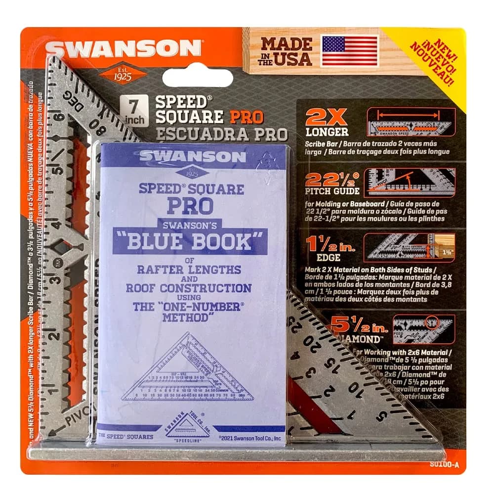 Swanson Speed Square Pro 7 Inch - Professional Layout Tool - view 2