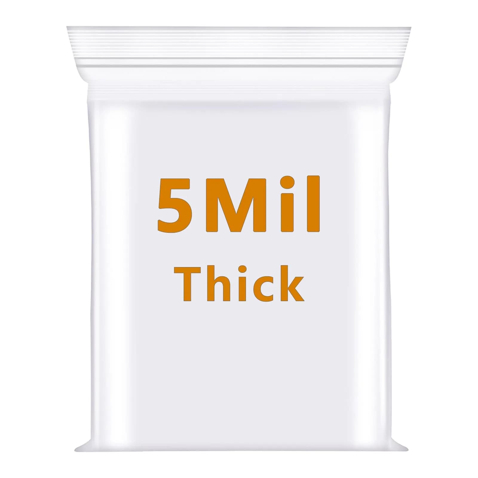 Foopama Clear Zip Lock Plastic Bags 5 Mil 2" x 3" (200 Count) | Heavy Duty & Durable Packaging — 2 x 3inch