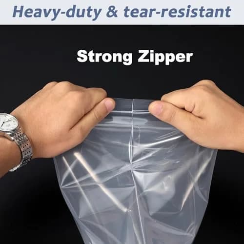 Foopama Clear Zip Lock Plastic Bags 5 Mil 2" x 3" (200 Count) | Heavy Duty & Durable Packaging thumbnail 6