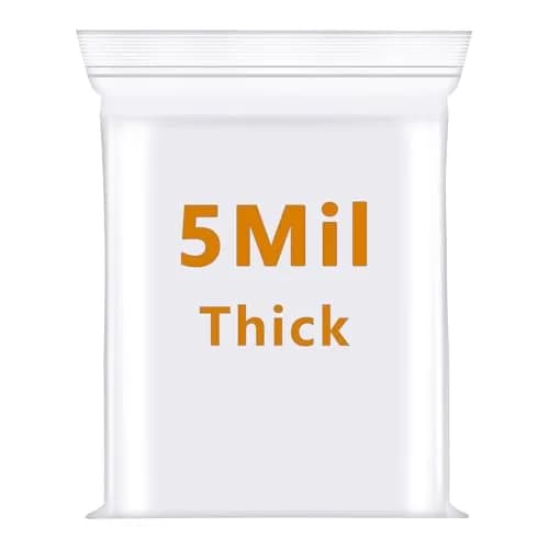 Foopama Clear Zip Lock Plastic Bags 5 Mil 2" x 3" (200 Count) | Heavy Duty & Durable Packaging thumbnail 1